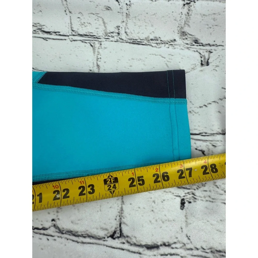 Kari Traa Janni High Waisted Tights‎ Women's M Scuba Blue NWT